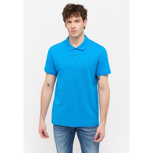 MĘSKA KOSZULKA POLO MUSTANG Palco French Blue 1015065 5177 ze sklepu YouNeedit.pl w kategorii T-shirty męskie - zdjęcie 180441281