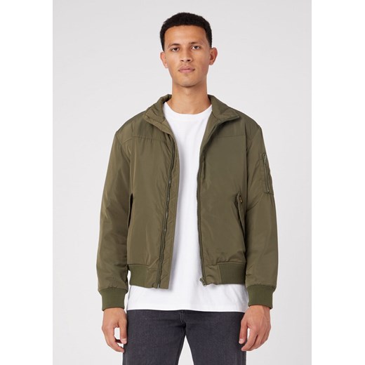 WRANGLER BOMBER JACKET MĘSKA KURTKA PRZEJŚCIOWA MILITARE W4C5W3G40 112322660 ze sklepu YouNeedit.pl w kategorii Kurtki męskie - zdjęcie 180441302