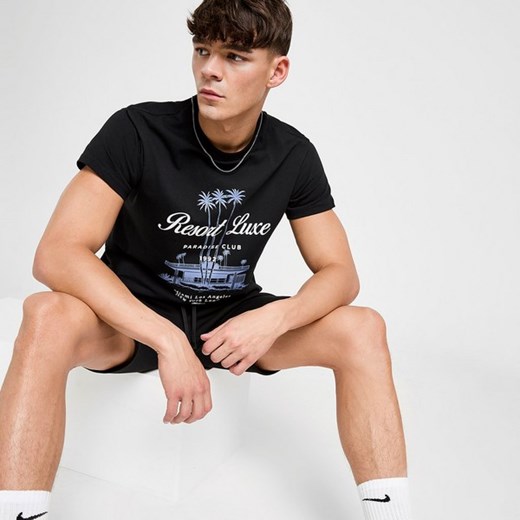 MCKENZIE T-SHIRT RESORT TEE BLK-BLK ze sklepu JD Sports  w kategorii T-shirty męskie - zdjęcie 180441321