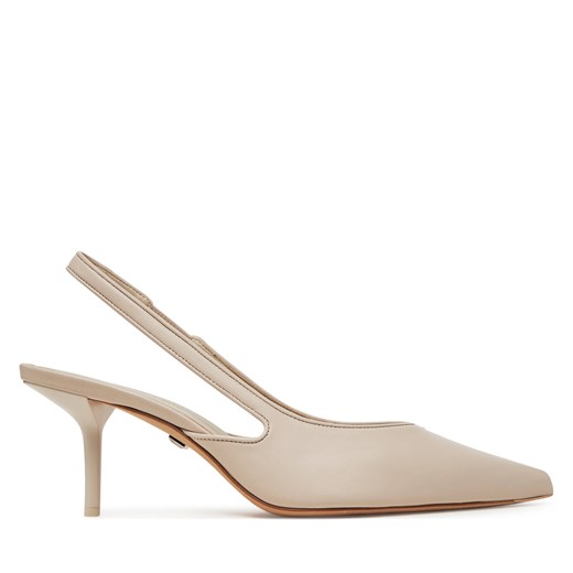 Sandały Max Mara 2514521052600 Szary ze sklepu eobuwie.pl w kategorii Sandały damskie - zdjęcie 180441454