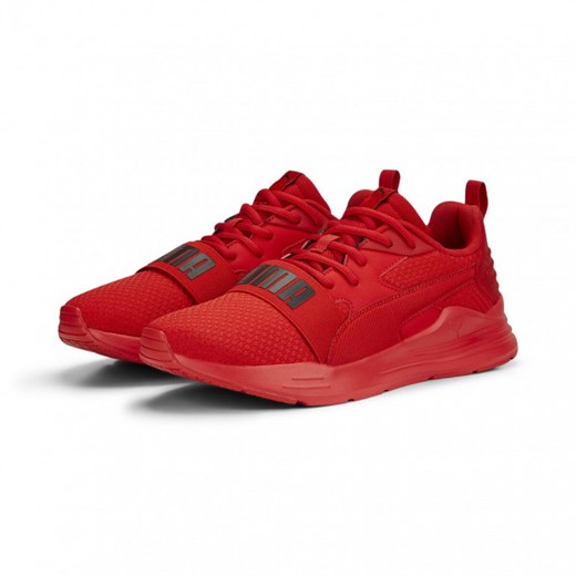 Męskie sneakersy PUMA Wired Run - czerwone ze sklepu Sportstylestory.com w kategorii Buty sportowe męskie - zdjęcie 180441930
