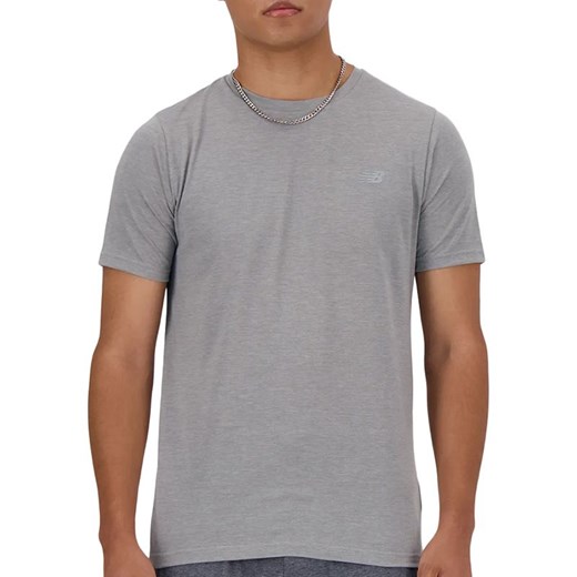 Koszulka męska New Balance MT41070AGT - szara ze sklepu streetstyle24.pl w kategorii T-shirty męskie - zdjęcie 180445634