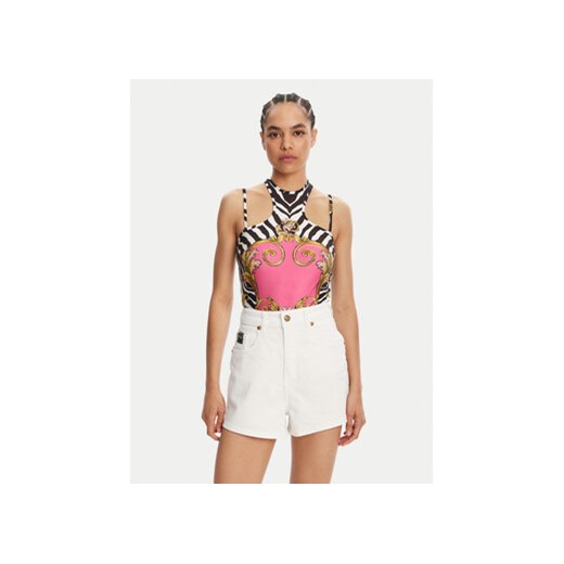 Versace Jeans Couture Body 78HAM2P0 Kolorowy Slim Fit ze sklepu MODIVO w kategorii Bluzki damskie - zdjęcie 180446464