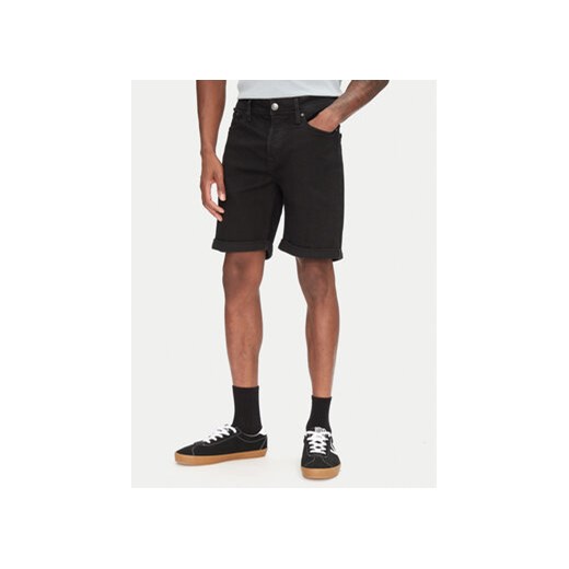 Jack&Jones Szorty jeansowe Rick 12269497 Czarny Regular Fit ze sklepu MODIVO w kategorii Spodenki męskie - zdjęcie 180446913