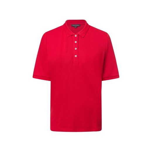Franco Callegari Damska koszulka polo Kobiety Bawełna czerwony jednolity ze sklepu vangraaf w kategorii Bluzki damskie - zdjęcie 180447152