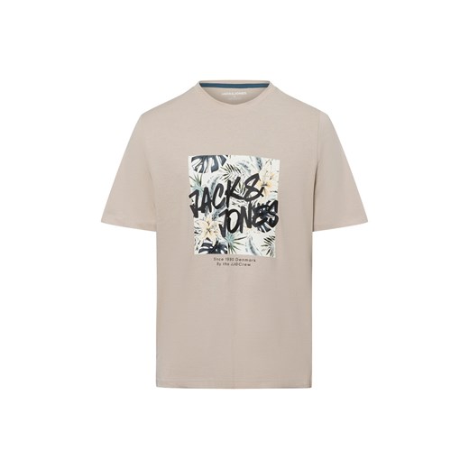 Jack & Jones Koszulka męska - JJHawaii Mężczyźni Bawełna kitt nadruk ze sklepu vangraaf w kategorii T-shirty męskie - zdjęcie 180447183