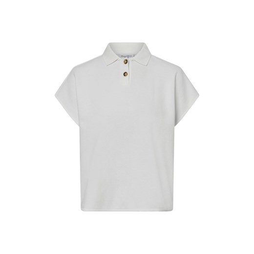 Marc O'Polo Denim Damska koszulka polo Kobiety Bawełna biały jednolity ze sklepu vangraaf w kategorii Bluzki damskie - zdjęcie 180447231