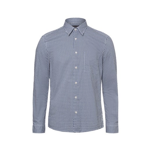 Marc O'Polo Koszula męska Mężczyźni Slim Fit Bawełna niebieski wzorzysty ze sklepu vangraaf w kategorii Koszule męskie - zdjęcie 180447241