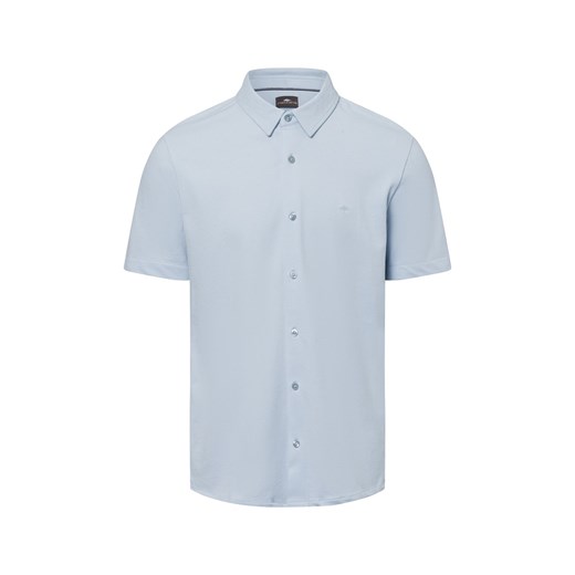 Fynch-Hatton Męska koszulka polo Mężczyźni Bawełna jasnoniebieski jednolity ze sklepu vangraaf w kategorii T-shirty męskie - zdjęcie 180447274