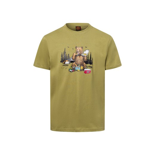 Santa Cruz Koszulka męska - Brown Pizza Bear Mężczyźni Bawełna kiwi nadruk ze sklepu vangraaf w kategorii T-shirty męskie - zdjęcie 180447311