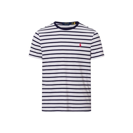 Polo Ralph Lauren Koszulka męska Mężczyźni Bawełna biały w paski ze sklepu vangraaf w kategorii T-shirty męskie - zdjęcie 180447350