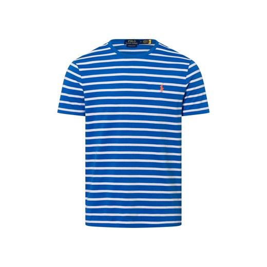 Polo Ralph Lauren Koszulka męska Mężczyźni Bawełna błękit królewski w paski ze sklepu vangraaf w kategorii T-shirty męskie - zdjęcie 180447351