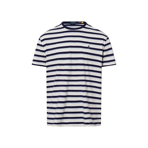 Polo Ralph Lauren Koszulka męska Mężczyźni Bawełna niebieski w paski ze sklepu vangraaf w kategorii T-shirty męskie - zdjęcie 180447353