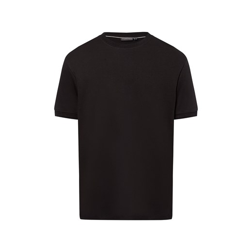 Finshley & Harding Koszulka męska Mężczyźni Bawełna czarny jednolity ze sklepu vangraaf w kategorii T-shirty męskie - zdjęcie 180447363