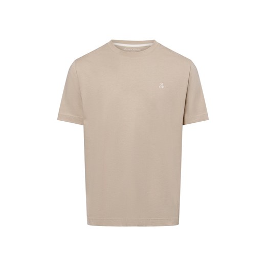 Marc O'Polo Koszulka męska Mężczyźni Bawełna beżowy jednolity ze sklepu vangraaf w kategorii T-shirty męskie - zdjęcie 180447414