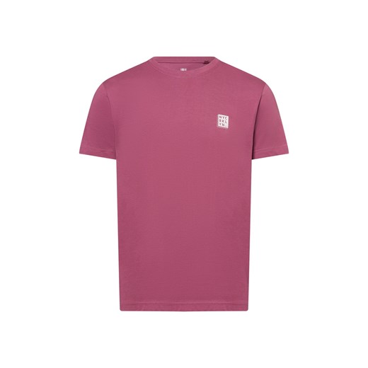 Nils Sundström Koszulka męska Mężczyźni Bawełna malinowy marmurkowy ze sklepu vangraaf w kategorii T-shirty męskie - zdjęcie 180447461