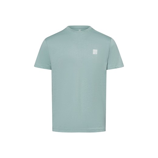 Nils Sundström Koszulka męska Mężczyźni Bawełna cyjan marmurkowy ze sklepu vangraaf w kategorii T-shirty męskie - zdjęcie 180447464