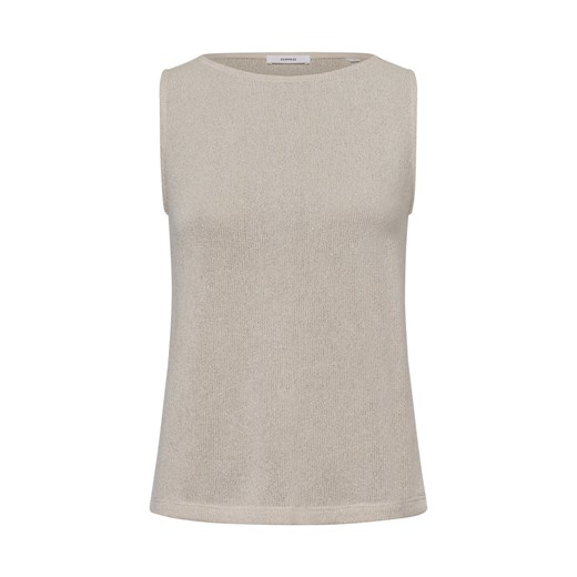 Opus Top damski - Ilonki Kobiety beżowy jednolity ze sklepu vangraaf w kategorii Bluzki damskie - zdjęcie 180447480