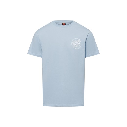 Santa Cruz Koszulka męska - Opus Mężczyźni Bawełna jasnoniebieski jednolity ze sklepu vangraaf w kategorii T-shirty męskie - zdjęcie 180447500