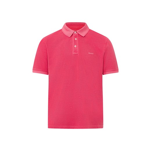 Gant Męska koszulka polo piqué Mężczyźni Bawełna wyrazisty róż jednolity ze sklepu vangraaf w kategorii T-shirty męskie - zdjęcie 180447502