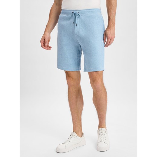 Polo Ralph Lauren Męskie szorty dresowe Mężczyźni jasnoniebieski jednolity ze sklepu vangraaf w kategorii Spodnie męskie - zdjęcie 180447624