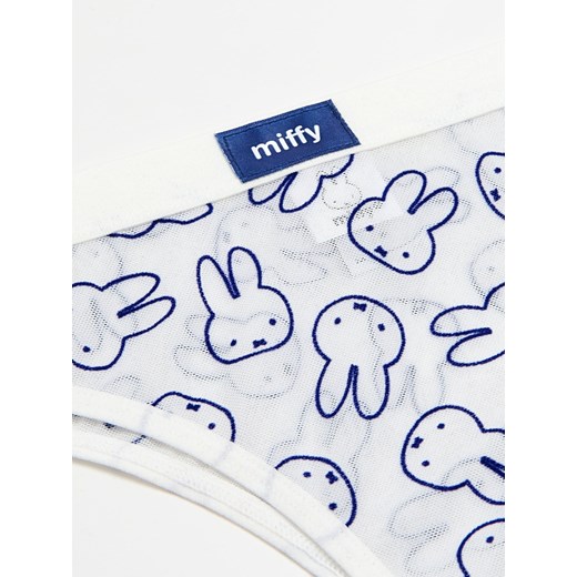 Cropp - Majtki brazyliany z Miffy - biały Cropp L Cropp