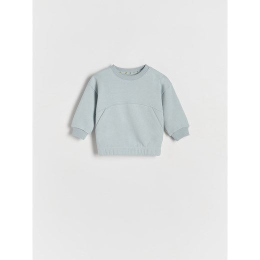 Reserved - Bluza oversize - jasnoniebieski Reserved 68 (3-6 m.) promocja Reserved