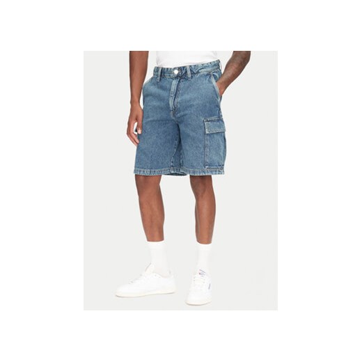 Jack&Jones Szorty jeansowe Bill 12272557 Niebieski Relaxed Fit ze sklepu MODIVO w kategorii Spodenki męskie - zdjęcie 180448742