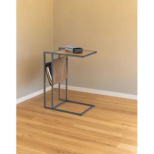 Nowoczesny stolik kawowy dąb złoty - Affi Elior One Size Edinos.pl