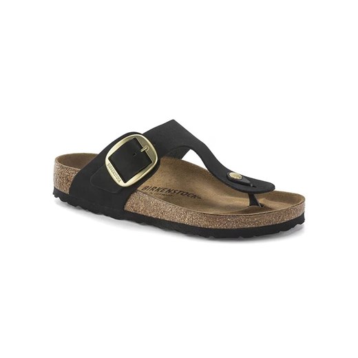 Birkenstock Skórzane japonki &quot;Gizeh&quot; w kolorze czarnym 41 wyprzedaż Limango Polska