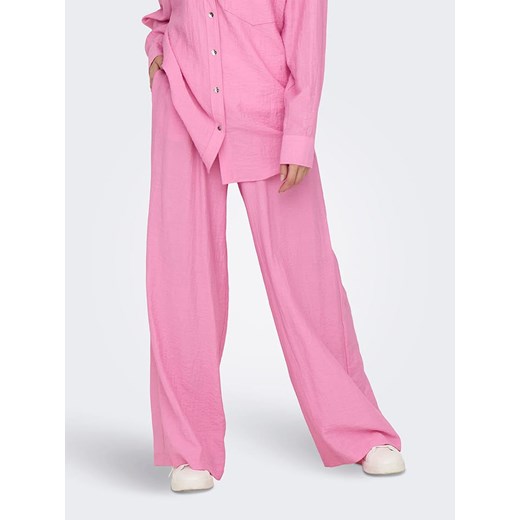 ONLY Spodnie w kolorze różowym S okazyjna cena Limango Polska