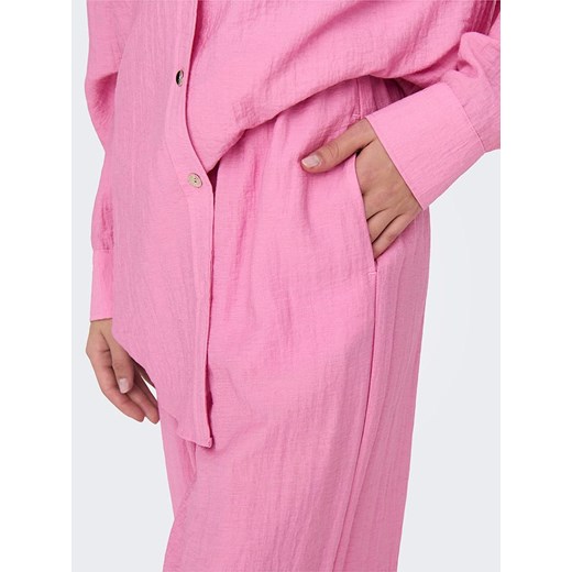 ONLY Spodnie w kolorze różowym L wyprzedaż Limango Polska