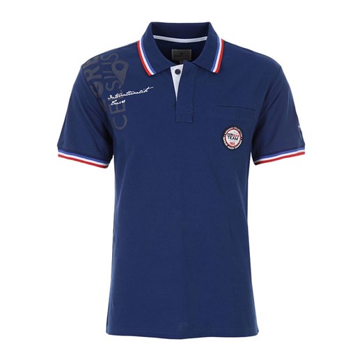 Peak Mountain Koszulka polo &quot;Calor&quot; w kolorze granatowym ze sklepu Limango Polska w kategorii T-shirty męskie - zdjęcie 180453973