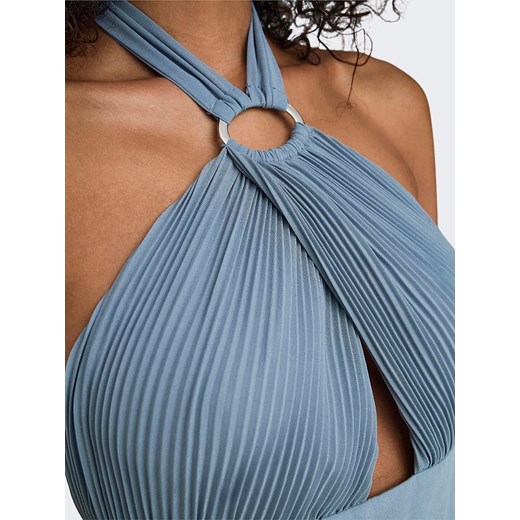 ONLY sukienka niebieska maxi bez rękawów 