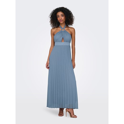Sukienka ONLY maxi z okrągłym dekoltem zimowa bez rękawów 