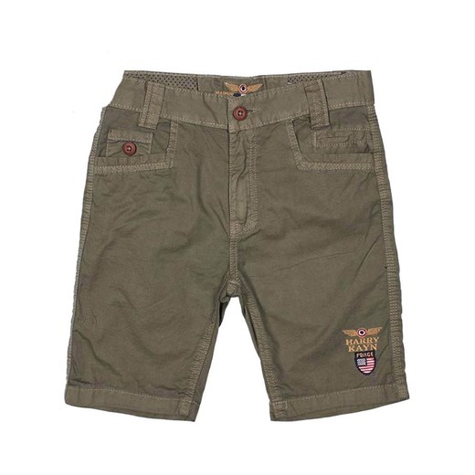 Peak Mountain Bermudy w kolorze khaki ze sklepu Limango Polska w kategorii Spodenki chłopięce - zdjęcie 180454443