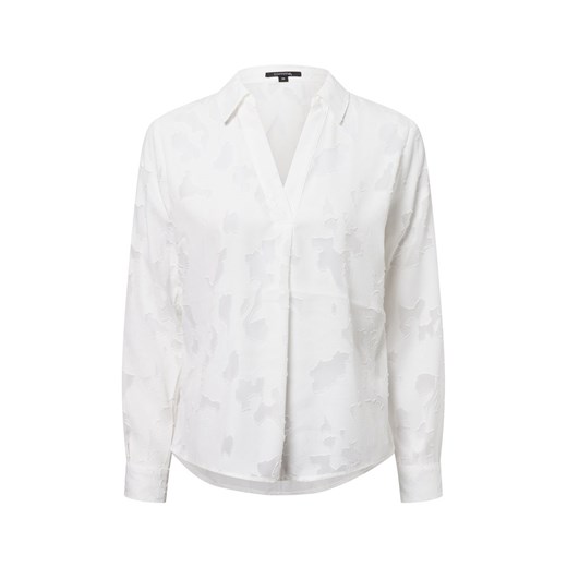 comma Bluzka damska Kobiety Sztuczne włókno biały wypukły wzór tkaniny ze sklepu vangraaf w kategorii Bluzki damskie - zdjęcie 180454582