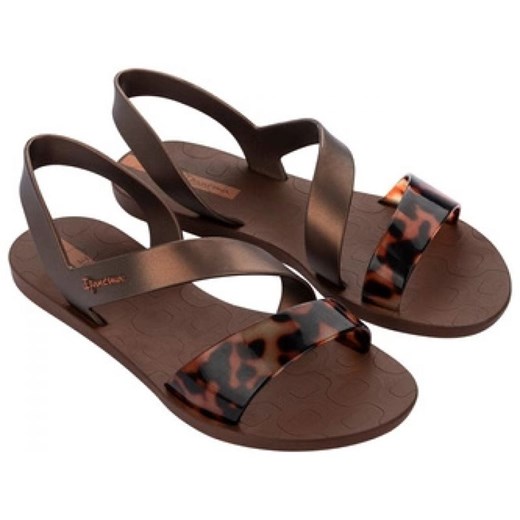 Sandały Ipanema Vibe Sandal Fem W 82429 BD418 brązowe ze sklepu ButyModne.pl w kategorii Sandały damskie - zdjęcie 180454854