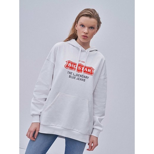 BIG STAR Bluza w kolorze białym ze sklepu Limango Polska w kategorii Bluzy damskie - zdjęcie 180455034
