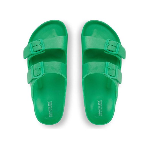 Regatta Klapki &quot;Brooklyn&quot; w kolorze zielonym Regatta 36 okazyjna cena Limango Polska
