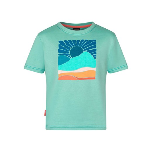 Trollkids Koszulka &quot;Falketind T&quot; w kolorze turkusowym ze sklepu Limango Polska w kategorii T-shirty chłopięce - zdjęcie 180455712