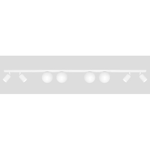 Biała nowoczesna lampa na szerokiej listwie - J092-Listora Lumes One Size Edinos.pl
