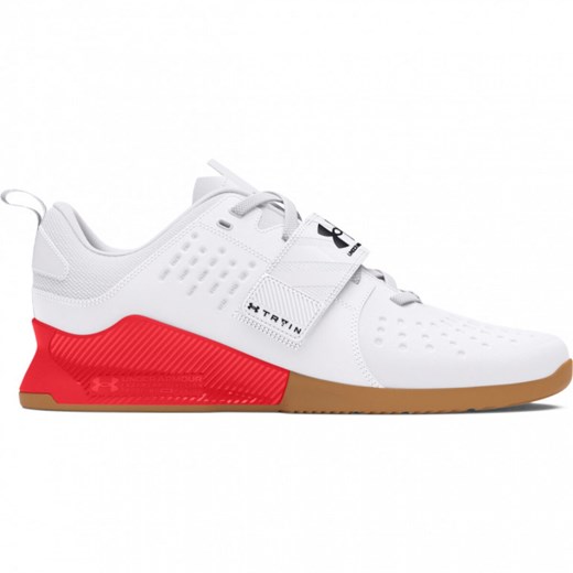 Buty treningowe uniseks Under Armour UA Reign Lifter - białe ze sklepu Sportstylestory.com w kategorii Buty sportowe damskie - zdjęcie 180461472