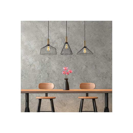 Opviq Lampa wisząca &quot;Dear&quot; w kolorze czarnym - 104 x 34 cm ze sklepu Limango Polska w kategorii Lampy wiszące - zdjęcie 180461651