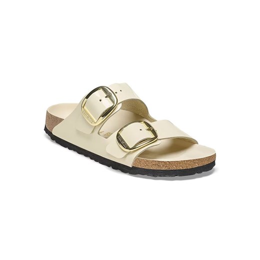Birkenstock Skórzane klapki &quot;Arizona&quot; w kolorze kremowym 38 okazyjna cena Limango Polska