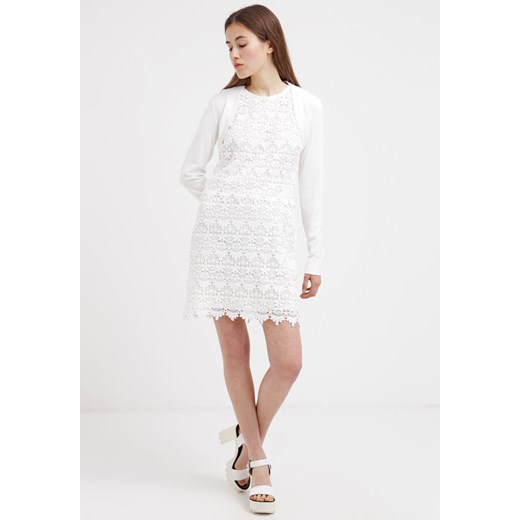 Esprit Collection Sukienka letnia offwhite zalando rozowy bawełna