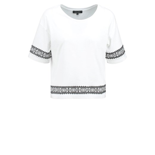 New Look Tshirt basic white zalando bialy bawełna