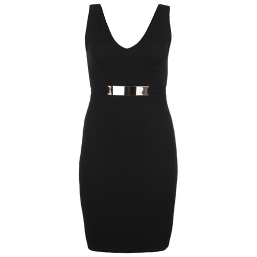 New Look Inspire Sukienka koktajlowa black zalando czarny Odzież
