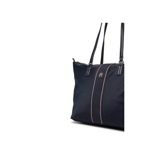 Torebka Tommy Hilfiger Poppy Tote Corp AW0AW17205 Granatowy Tommy Hilfiger 00 MODIVO