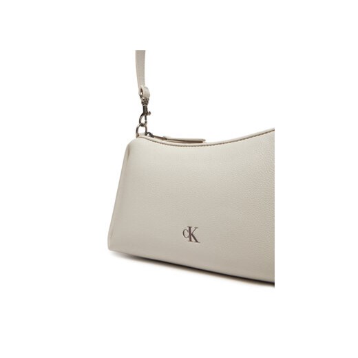 Torebka Calvin Klein Jeans Drop Small Shoulder Bag LV04K3082G Écru 00 MODIVO